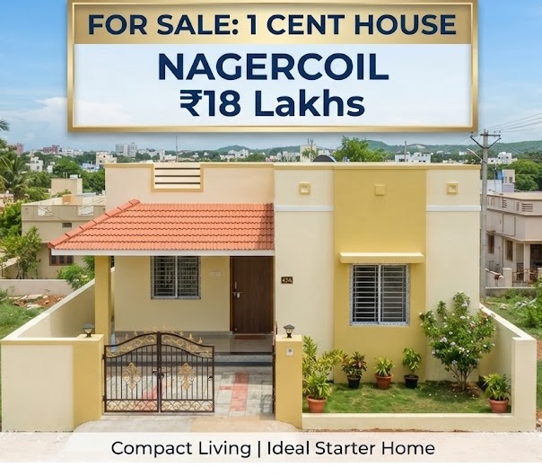 1 cent house in nagercoil, pallivilai